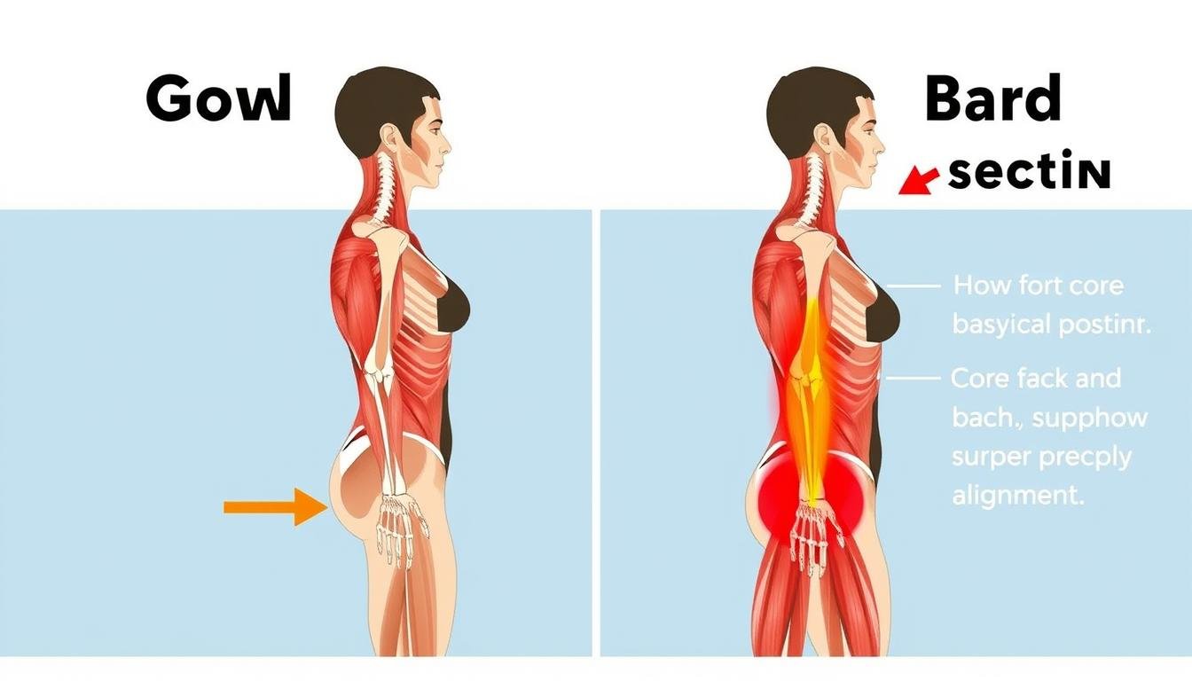 Ilustrasi pentingnya postur tubuh yang baik untuk kesehatan secara keseluruhan